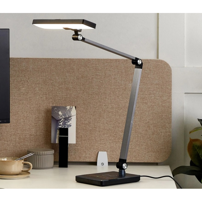 Sirius BL 1105 C black - LED fixture with wireless charging for phone