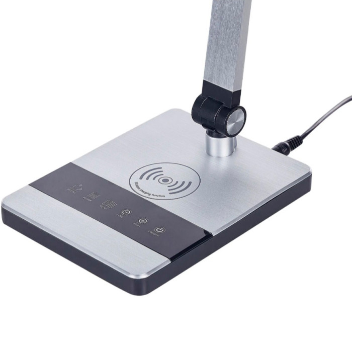 Sirius BL 1105 C silver - desktop LED lamp with fast charging
