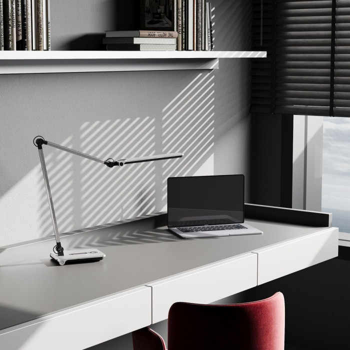 Sirius BL 1121 brushed silver - LED desk lamp with dimmer