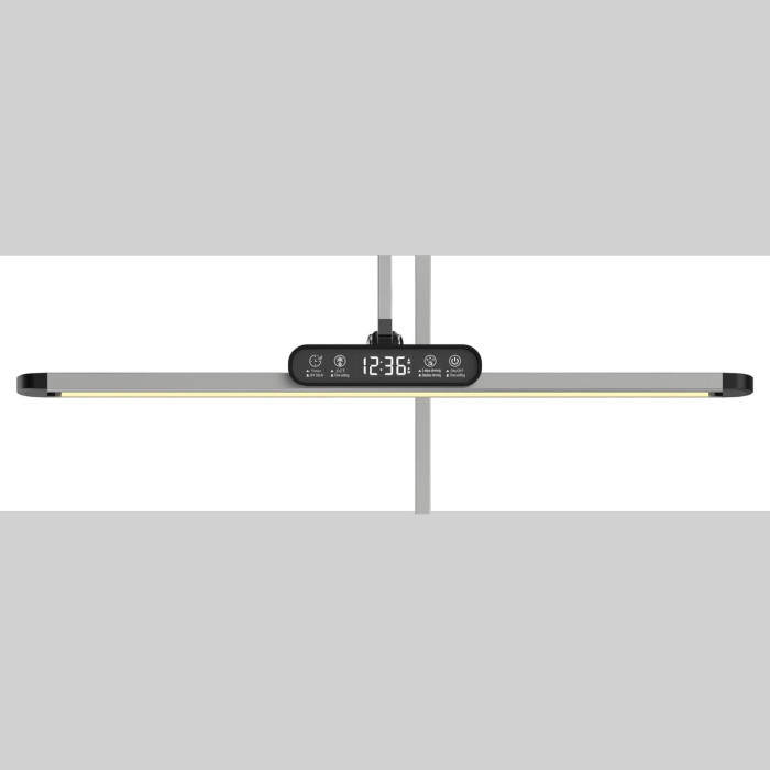 Sirius BL 1321 dark gray – desktop LED lamp on a high stand for the office
