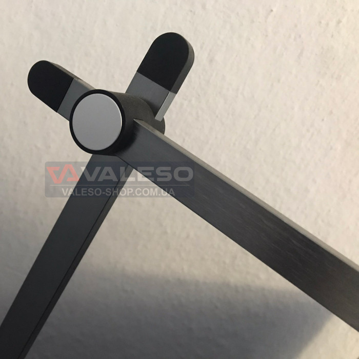 Sirius BL 1321 dark gray – desktop LED lamp on a high stand for the office