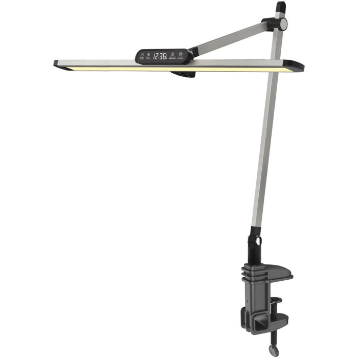 Sirius BL 1321 D silver - LED office lamp on a high clamp
