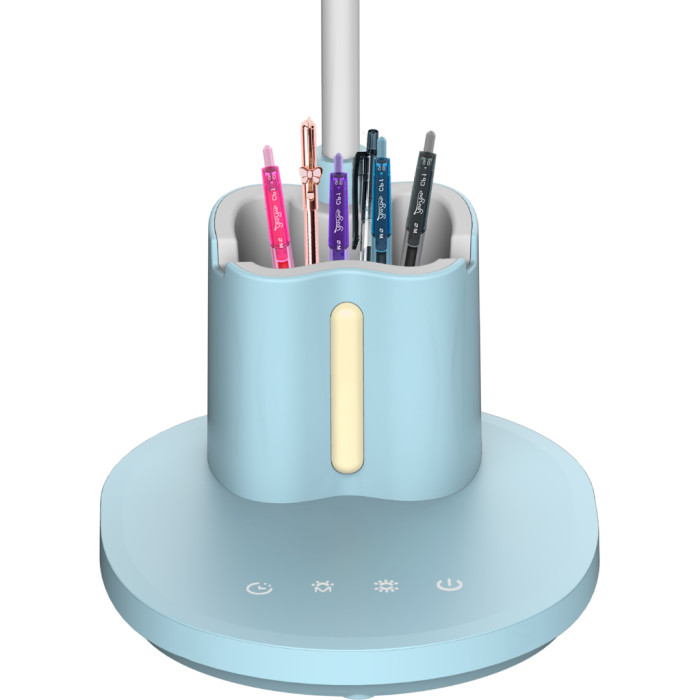 Sirius BL 1503 blue – LED desktop lamp 9 W with phone stand