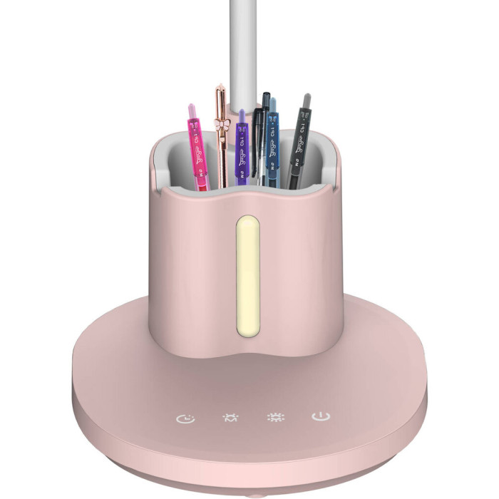 Sirius BL 1503 pink – desktop LED lamp with phone stand