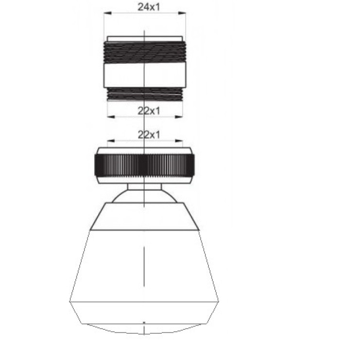 Valeso NESA2 Aerator — swivel faucet nozzle-aerator