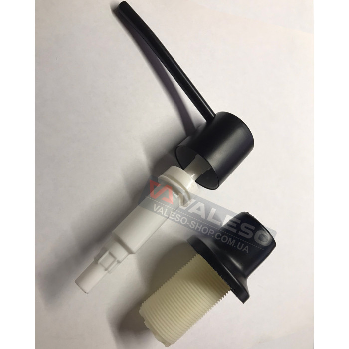 Dispenser Valeso 103 black - push-type, with matte surface
