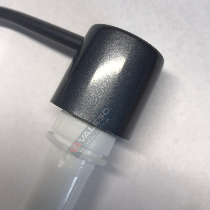 Dispenser Valeso 104 PVD Black for kitchen sink; push-type