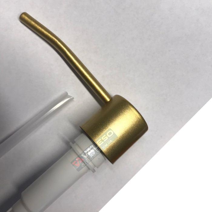 Dispenser Valeso 105 gold - built-in to sink with push dispensing