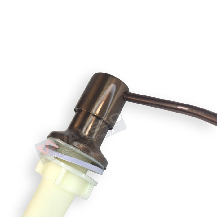 Valeso 106 PVD copper dispenser — built-in detergent dispenser