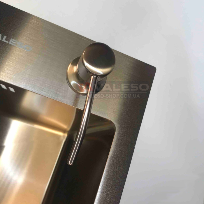 Valeso 106 PVD copper dispenser — built-in detergent dispenser