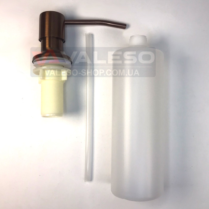 Valeso 106 PVD copper dispenser — built-in detergent dispenser