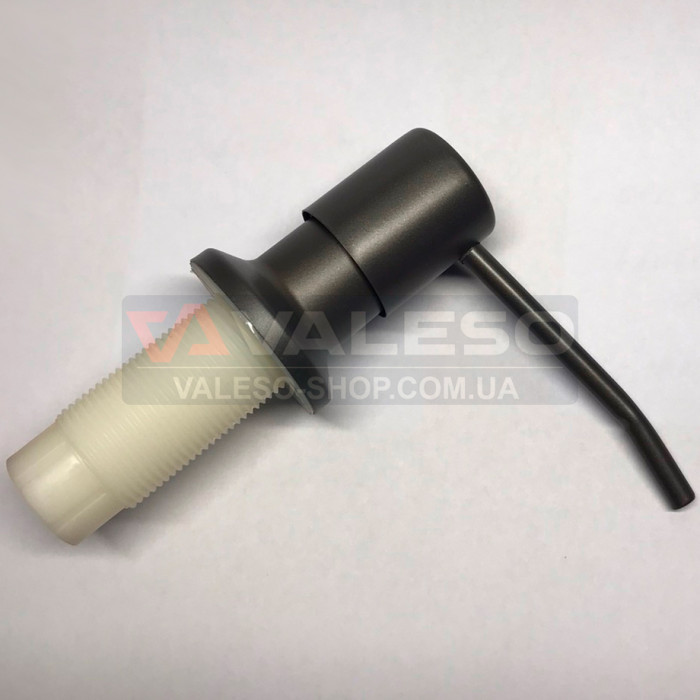 Дозатор Valeso SR3 графит - нажимной, врезного монтажа, с трубкой длиной 1 метр