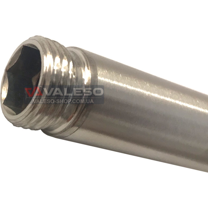 Valeso 349 N – 80 mm stainless steel handheld shower head with anti-limescale protection