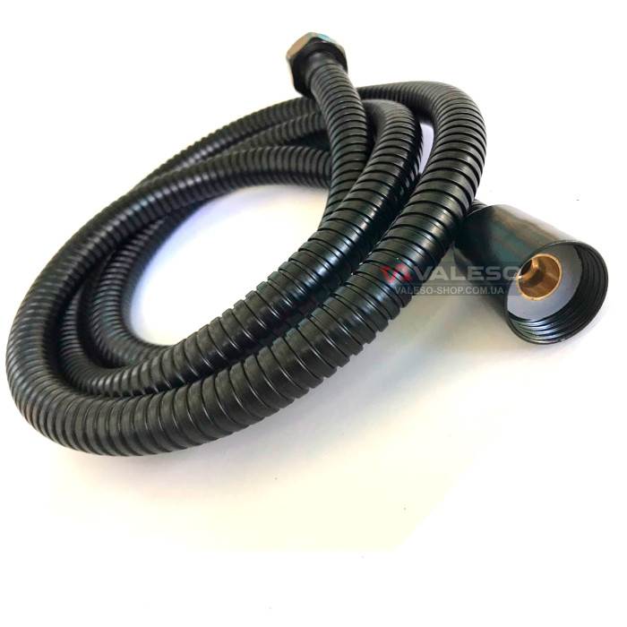 Valeso HD10 Black – multifunctional showerhead with hose and wall bracket