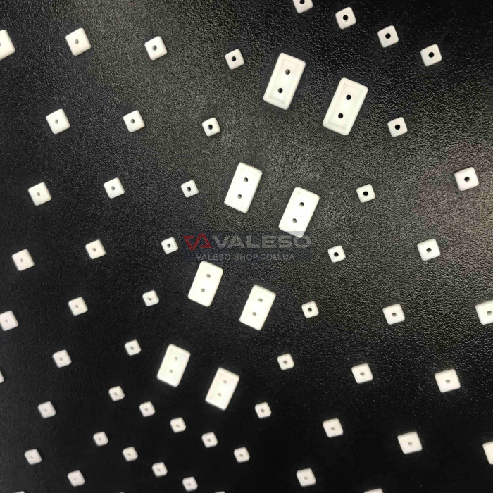 Valeso NSA 061 black – 2-piece shower set: handheld and overhead shower head
