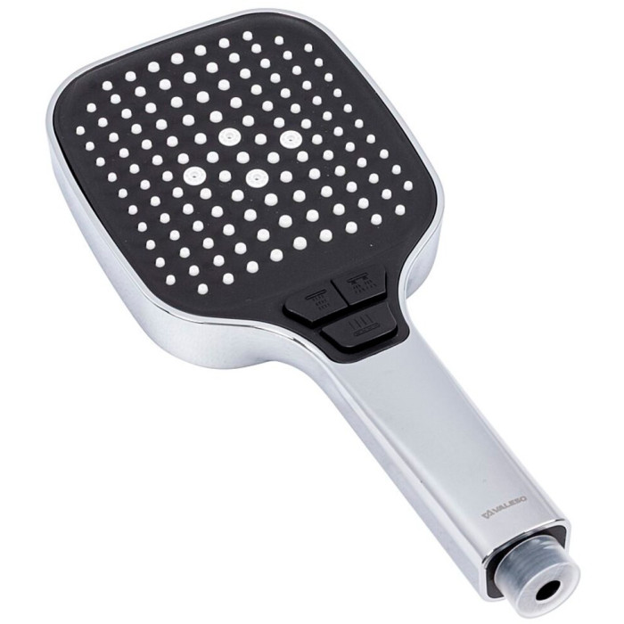 Valeso NSY 029 - хромований ручний душ 120×120 мм з кнопковим перемиканням режимів