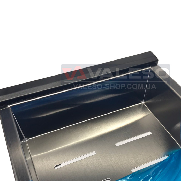 Корзина для кухонной мойки Valeso HDB 901 (380*200 мм) из нержавеющей стали