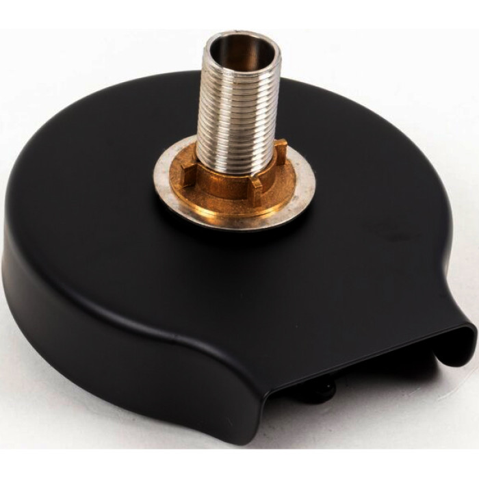 Valeso CW2 Black matte rinser - flush-mount, made of stainless steel