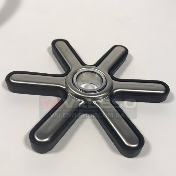 Valeso RWP2 Inox rinser - flush-mount glass rinser; brushed stainless steel