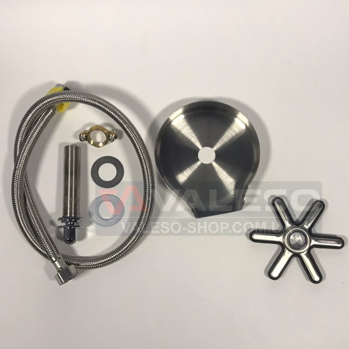 Valeso RWP2 Inox rinser - flush-mount glass rinser; brushed stainless steel