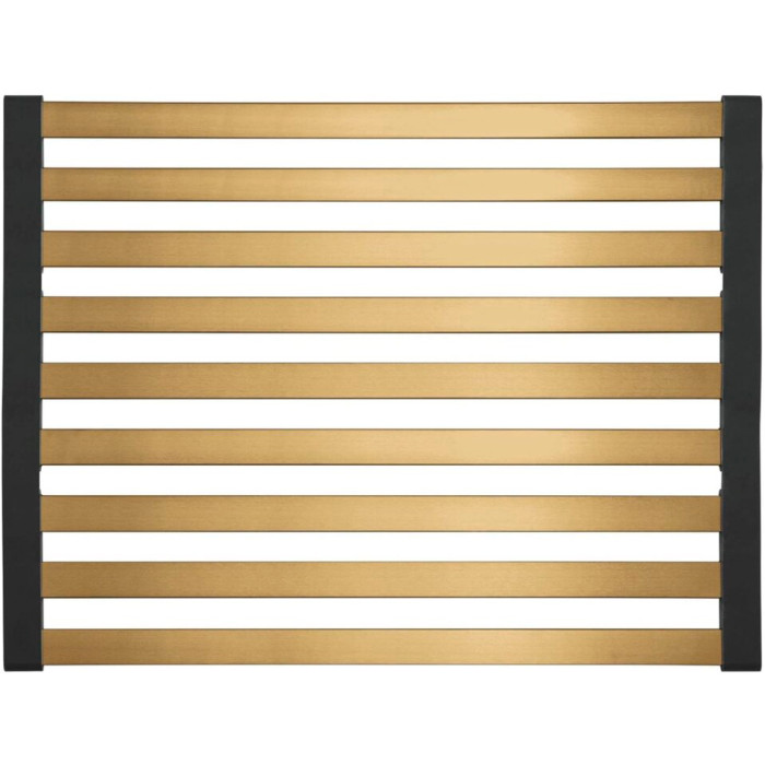 Valeso KS1 PVD Gold Roll Mat made of stainless steel for kitchen sink