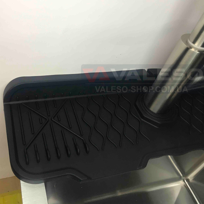 Силиконовый коврик Valeso RB1 43*15 из черного эластичного силикона