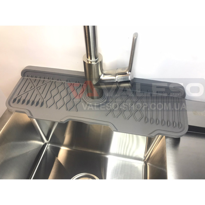 Силиконовый коврик Valeso RB2 43*15 - коврик на полку смесителя для кухонной мойки 