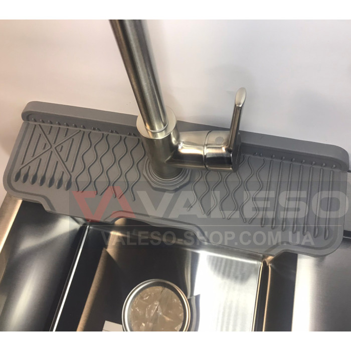 Силиконовый коврик Valeso RB2 43*15 - коврик на полку смесителя для кухонной мойки 