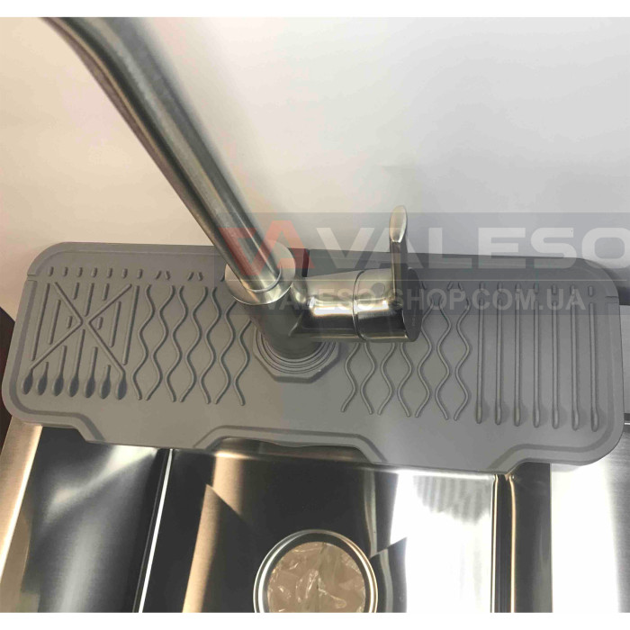 Силиконовый коврик Valeso RB2 43*15 - коврик на полку смесителя для кухонной мойки 