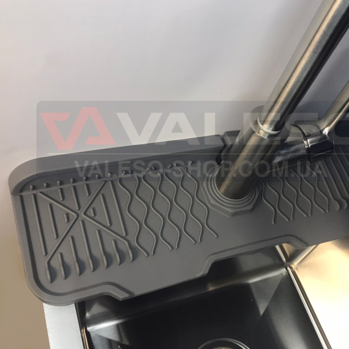 Силиконовый коврик Valeso RB2 43*15 - коврик на полку смесителя для кухонной мойки 