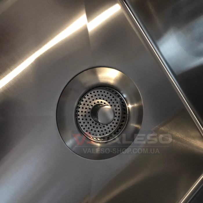 Click-Clack drain valve Valeso DR108 Brush with mesh for kitchen sink