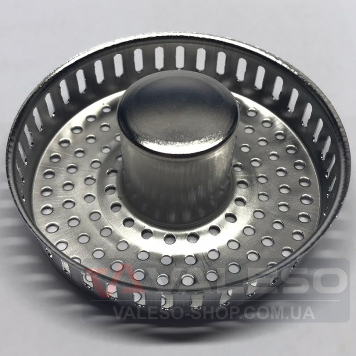Click-Clack drain valve Valeso DR108 Brush with mesh for kitchen sink