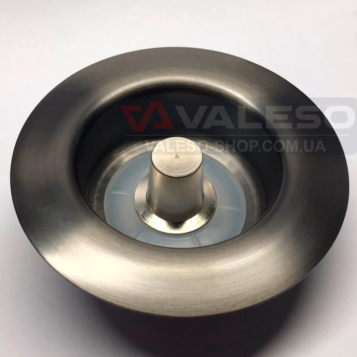 Click-Clack drain valve Valeso DR109G PVD black for kitchen sink