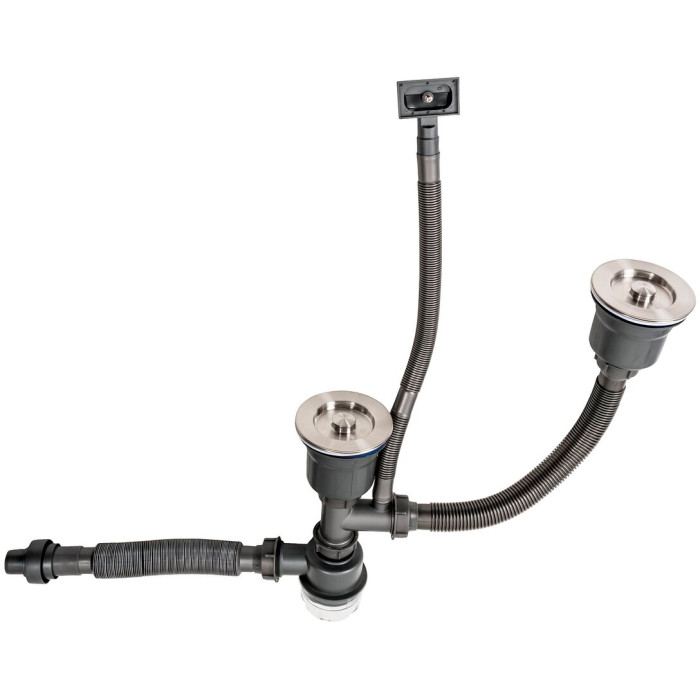 Valeso Handmade HB340 double siphon with transparent bottle trap