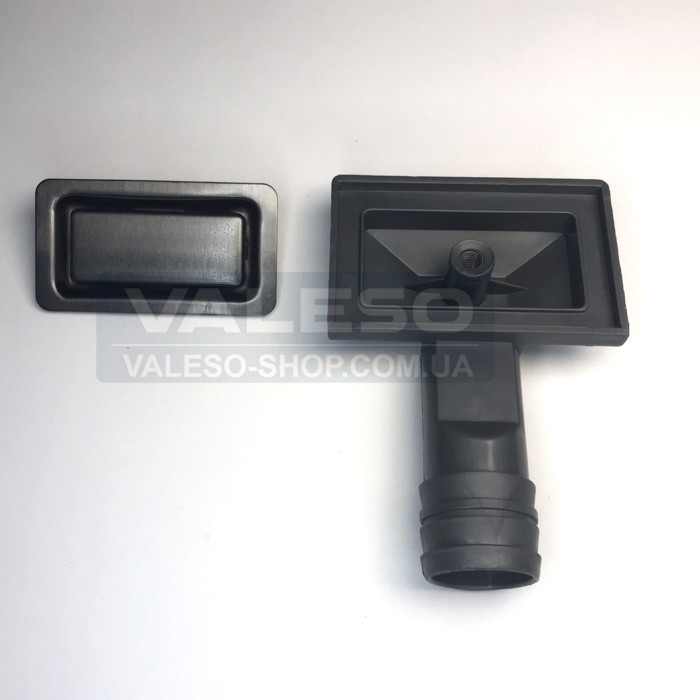 Valeso Handmade square PVD black siphon with overflow protection pipe